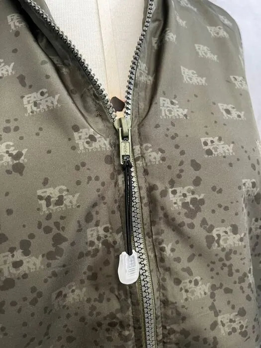 Detalhe do tecido de uma jaqueta
