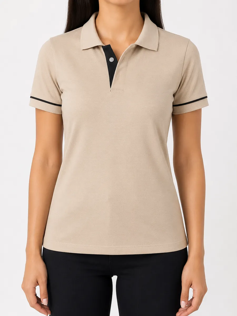 Polo feminina personalizada pela Factory